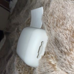 White Wall hanging shelf for phones, remotes, etc!